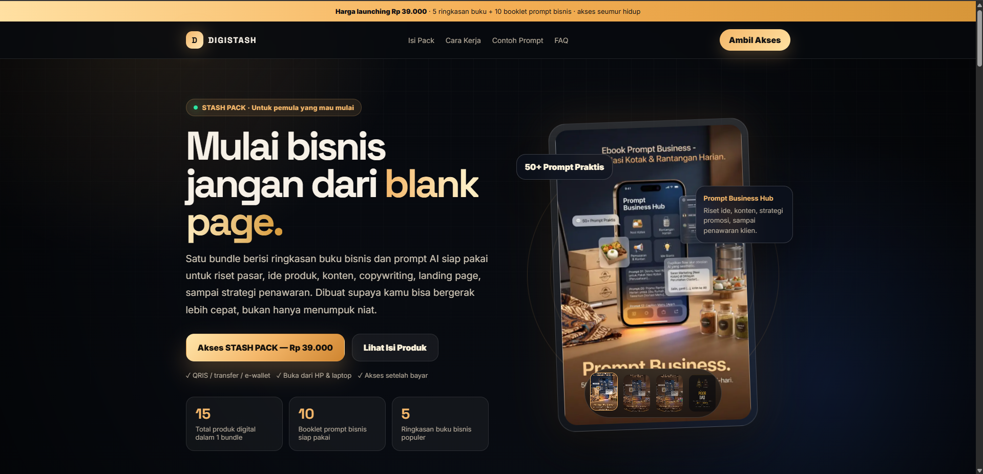 Landing Page Jualan